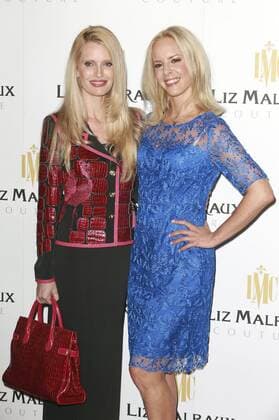 Mirja du Mont und Isabel Edvardsson bei der Modenschau von Liz Malraux Couture Herbst Winter 2016 im Hotel Atlantic Kempinski. Hamburg, 10.08.2016 Foto:xgbrcix xFuturexImage