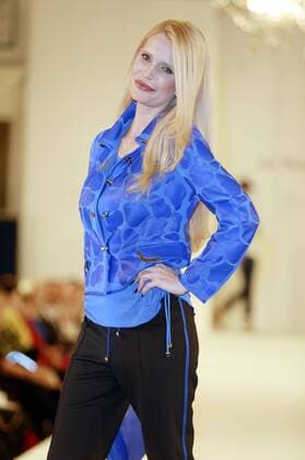 Mirja du Mont bei der Modenschau von Liz Malraux Couture Herbst Winter 2016 im Hotel Atlantic Kempinski. Hamburg, 10.08.2016 Foto:xgbrcix xFuturexImage