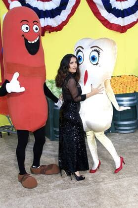 Salma Hayek bei der Premiere des Kinofilms Sausage Party - Es geht um die Wurst im Regency Village Theatre. Los Angeles, 09.08.2016 Foto:xD.xBedrosianx xFuturexImage