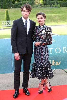 . 11 08 2016. London, United Kingdom. Jenna Coleman arriving for the world premiere screening of Victoria, ITV s new drama series on Queen Victoria, at Kensington Palace in London .  xStephenxLockx xi-Imagesx IIM-13295-0009