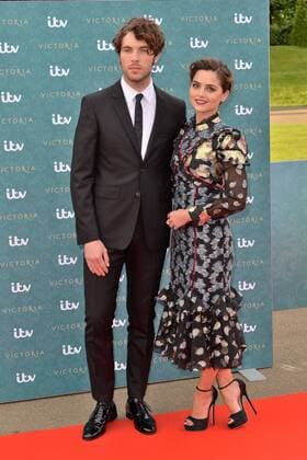 August 11, 2016 - London, London, UK - JENNA COLEMAN and TOM HUGHES attends the VIP press screening of Victoria. The ITV series traces the early life of Queen Victoria, from her accession to the throne at the tender age of 18 through to her courtship and marriage to Prince Albert. London, UK. London UK  - ZUMAl94_