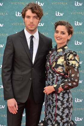 August 11, 2016 - London, London, UK - JENNA COLEMAN and TOM HUGHES attends the VIP press screening of Victoria. The ITV series traces the early life of Queen Victoria, from her accession to the throne at the tender age of 18 through to her courtship and marriage to Prince Albert. London, UK. London UK  - ZUMAl94_