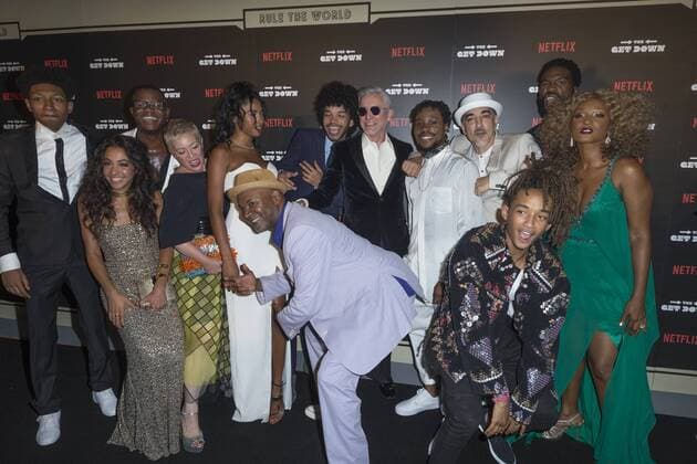 USA: The Get Down premiere in New York Cast and crew attend The Get Down Netflix original series premier at Lehman Center for performing arts in the Bronx.  LevxRadin