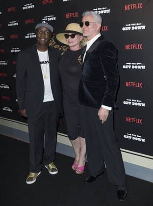 USA: The Get Down premiere in New York Grandmaster Flash, Debbie Harry, and Baz Luhrmann attend The Get Down Netflix original series premier at Lehman Center for performing arts in the Bronx.  LevxRadin