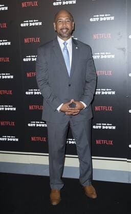 USA: The Get Down premiere in New York Riben Diaz Jr attends The Get Down Netflix original series premier at Lehman Center for performing arts in the Bronx.  LevxRadin