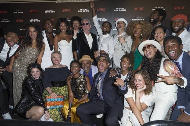 USA: The Get Down premiere in New York Cast and crew attend The Get Down Netflix original series premier at Lehman Center for performing arts in the Bronx.  LevxRadin
