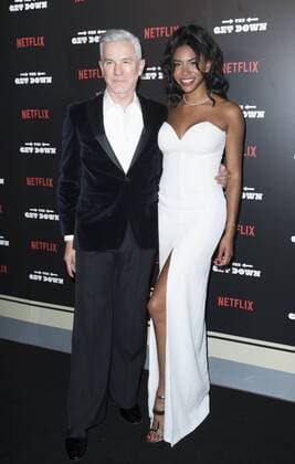 USA: The Get Down premiere in New York Baz Luhrmann and Herizen Guardiola attend The Get Down Netflix original series premier at Lehman Center for performing arts in the Bronx.  LevxRadin