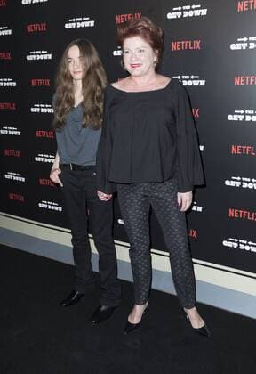 USA: The Get Down premiere in New York Kate Mulgrew (R) attends The Get Down Netflix original series premier at Lehman Center for performing arts in the Bronx.  LevxRadin