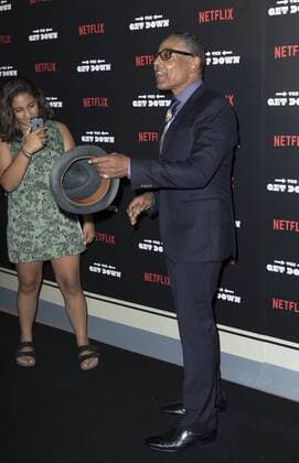 USA: The Get Down premiere in New York Giancarlo Esposito attends The Get Down Netflix original series premier at Lehman Center for performing arts in the Bronx.  LevxRadin