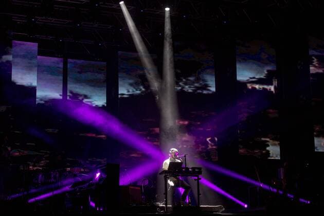 August 12, 2016 - Eau Claire, Wisconsin, U.S - JUSTIN VERNON of Bon Iver performs live at Eaux Claires Music Festival in Eau Claire, Wisconsin Eau Claire U.S. - ZUMAs135
