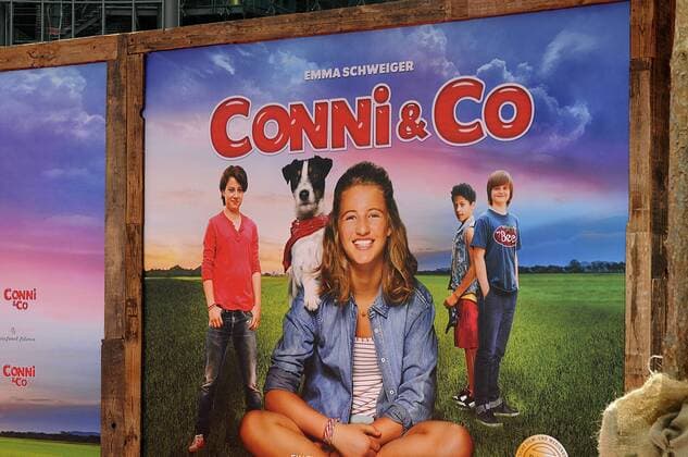 Vorbereitungen zur Connie & Co. Filmpremiere am Potsdamer Platz in Berlin 