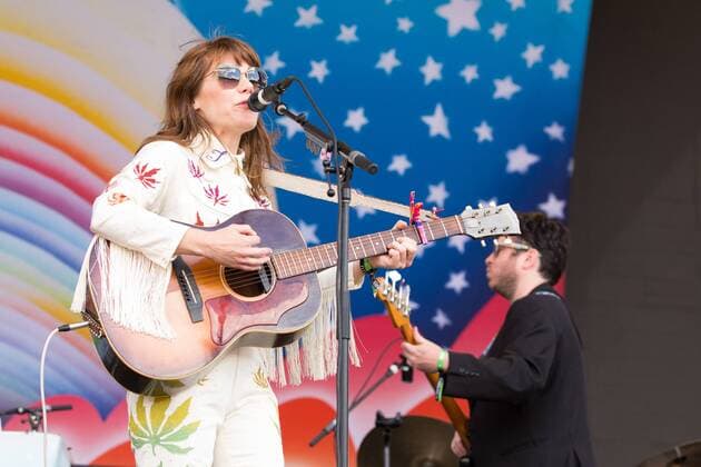 August 13, 2016 - Eau Claire, Wisconsin, U.S - JENNY LEWIS performs live at Eaux Claires Music Festival in Eau Claire, Wisconsin Eau Claire U.S. - ZUMAs135
