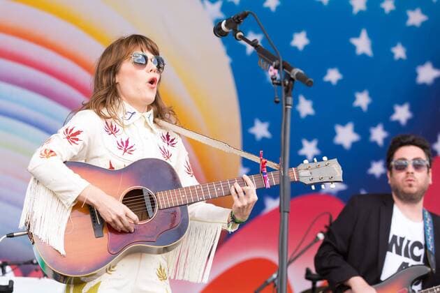 August 13, 2016 - Eau Claire, Wisconsin, U.S - JENNY LEWIS performs live at Eaux Claires Music Festival in Eau Claire, Wisconsin Eau Claire U.S. - ZUMAs135