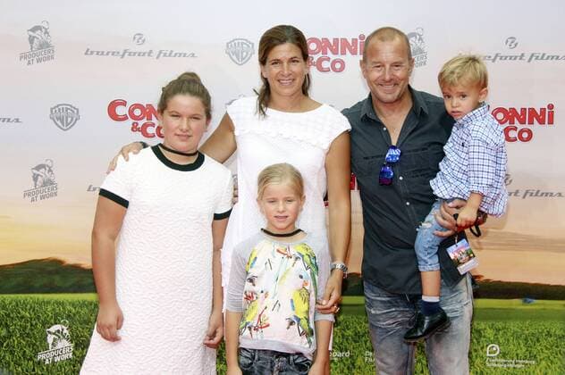 Heino Ferch mit Familie bei der Premiere des Kinofilms Conni & Co im Cinestar Sony Center am Potsdamer Platz. Berlin, 13.08.2016 Foto:xA.xBuggex xFuturexImage