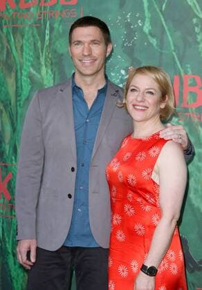 August 14, 2016 - Los Angeles, CA, United States - 14 August 2016 - Los Angeles, California - Director Travis Knight and Producer Arianne Sutner. Kubo and The Two Strings World Premiere held at the AMC Universal City Walk Universal Studios Hollywood in Los Angeles. Photo Credit: AdMedia Los Angeles United States - ZUMAa123