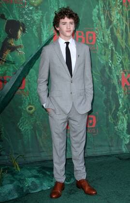 August 14, 2016 - Los Angeles, CA, United States - 14 August 2016 - Los Angeles, California - Art Parkinson. Kubo and The Two Strings World Premiere held at the AMC Universal City Walk Universal Studios Hollywood in Los Angeles. Photo Credit: AdMedia Los Angeles United States - ZUMAa123