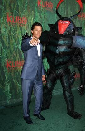 August 14, 2016 - Los Angeles, CA, United States - 14 August 2016 - Los Angeles, California - Matthew McConaughey. Kubo and The Two Strings World Premiere held at the AMC Universal City Walk Universal Studios Hollywood in Los Angeles. Photo Credit: AdMedia Los Angeles United States - ZUMAa123