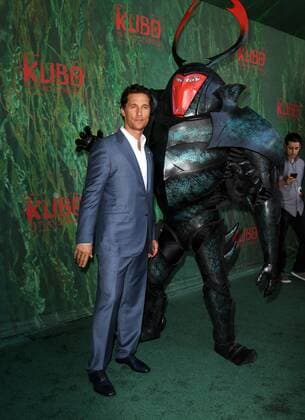 August 14, 2016 - Los Angeles, CA, United States - 14 August 2016 - Los Angeles, California - Matthew McConaughey. Kubo and The Two Strings World Premiere held at the AMC Universal City Walk Universal Studios Hollywood in Los Angeles. Photo Credit: AdMedia Los Angeles United States - ZUMAa123