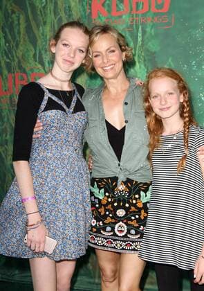 August 14, 2016 - Los Angeles, CA, United States - 14 August 2016 - Los Angeles, California - Melora Hardin, daughters Piper Quincey Jackson, Rory Jackson. Kubo and The Two Strings World Premiere held at the AMC Universal City Walk Universal Studios Hollywood in Los Angeles. Photo Credit: AdMedia Los Angeles United States - ZUMAa123