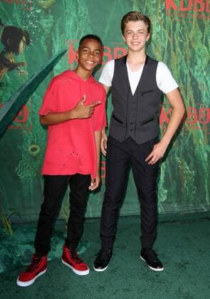 August 14, 2016 - Los Angeles, CA, United States - 14 August 2016 - Los Angeles, California - Terrell Ransom Jr., Jacob Hopkins. Kubo and The Two Strings World Premiere held at the AMC Universal City Walk Universal Studios Hollywood in Los Angeles. Photo Credit: AdMedia Los Angeles United States - ZUMAa123
