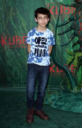 August 14, 2016 - Los Angeles, CA, United States - 14 August 2016 - Los Angeles, California - Aidan Gallagher. Kubo and The Two Strings World Premiere held at the AMC Universal City Walk Universal Studios Hollywood in Los Angeles. Photo Credit: AdMedia Los Angeles United States - ZUMAa123