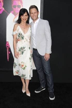 August 15, 2016 - Los Angeles, California, United States - August 15th 2016 - Los Angeles California USA - Actress PERREY REEVES, AARON ENDRESS FOX at the War Dogs Premiere held at the TCL Chinese Theater, Hollywood, Los Angeles. Los Angeles United States - ZUMAf05_