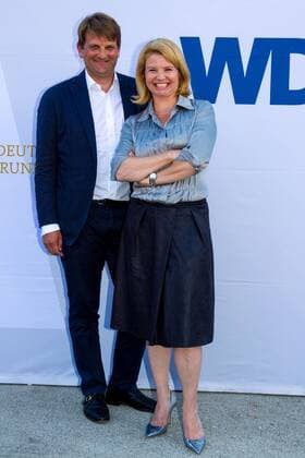 Leopold Hoesch, Annette Frier bei der Kinopremiere von Unser Land 70 Jahre NRW am 15.08.2016 im Cinenova Kino in Köln Kinopremiere von Unser Land 70 Jahre NRW