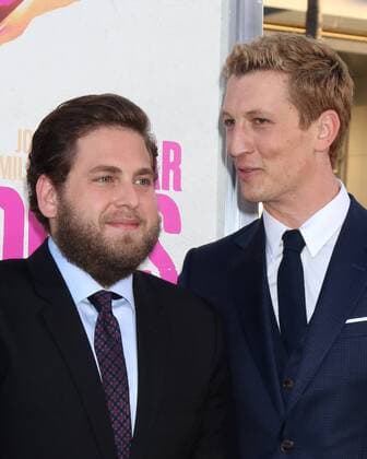 LOS ANGELES - AUG 15: Jonah Hill, Miles Teller at the War Dogs Premiere at the TCL Chinese Theater IMAX on August 15, 2016 in Los Angeles, CA  KathyxHutchins