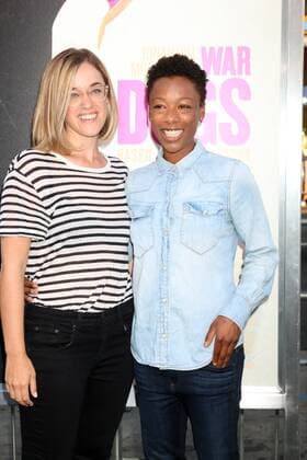 LOS ANGELES - AUG 15: Lauren Morelli, Samira Wiley at the War Dogs Premiere at the TCL Chinese Theater IMAX on August 15, 2016 in Los Angeles, CA  KathyxHutchins