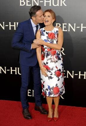 Mark Burnett & wife Roma Downey BEN-HUR FILM PREMIERE Hollywood Patrick Rideaux PicturePerfect