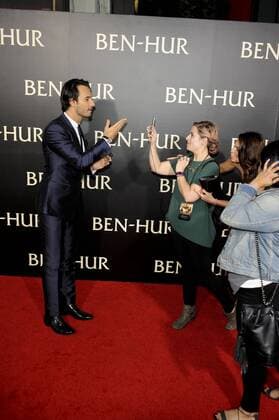 Rodrigo Santoro BEN-HUR FILM PREMIERE Hollywood Patrick Rideaux PicturePerfect