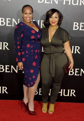 Erica Campbell & Tina Campbell BEN-HUR FILM PREMIERE Hollywood Patrick Rideaux PicturePerfect