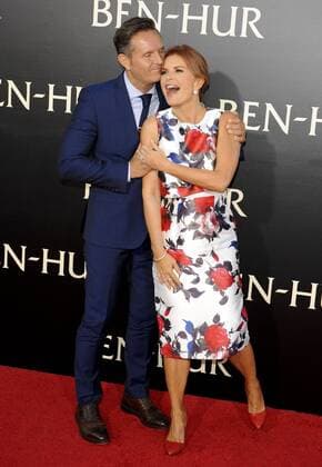Mark Burnett & wife Roma Downey BEN-HUR FILM PREMIERE Hollywood Patrick Rideaux PicturePerfect