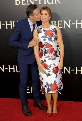 Mark Burnett & wife Roma Downey BEN-HUR FILM PREMIERE Hollywood Patrick Rideaux PicturePerfect