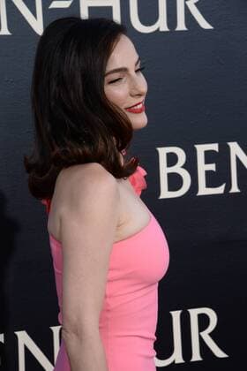 Cast member Ayelet Zurer attends the premiere of the motion picture drama Ben-Hur at TCL Chinese Theatre in the Hollywood section of Los Angeles on August 16, 2016. Storyline: The epic story of Judah Ben-Hur (Jack Huston), a prince falsely accused of treason by his adopted brother, an officer in the Roman army. After years at sea, Judah returns to his homeland to seek revenge, but finds redemption.  LAP2016081624 JIMxRUYMEN
