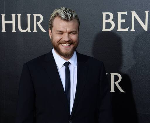 Cast member Pilou Asbaek attends the premiere of the motion picture drama Ben-Hur at TCL Chinese Theatre in the Hollywood section of Los Angeles on August 16, 2016. Storyline: The epic story of Judah Ben-Hur (Jack Huston), a prince falsely accused of treason by his adopted brother, an officer in the Roman army. After years at sea, Judah returns to his homeland to seek revenge, but finds redemption.  LAP2016081603 JIMxRUYMEN
