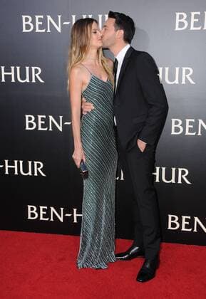 August 16, 2016 - Hollywood, CA, United States - 16 August 2016 - Hollywood, California. Shannan Click, Jack Huston. Los Angeles premiere of Ben-Hur held at TCL Chinese Theatre. Photo Credit: AdMedia Hollywood United States - ZUMAa123