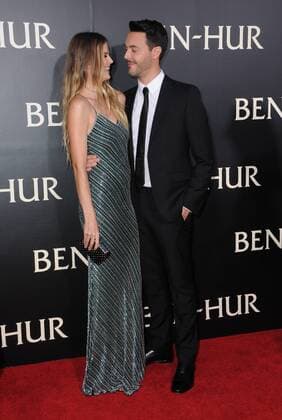 August 16, 2016 - Hollywood, CA, United States - 16 August 2016 - Hollywood, California. Shannan Click, Jack Huston. Los Angeles premiere of Ben-Hur held at TCL Chinese Theatre. Photo Credit: AdMedia Hollywood United States - ZUMAa123