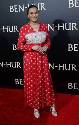 Singer songwriter Andra Day attends the premiere of the motion picture drama Ben-Hur at TCL Chinese Theatre in the Hollywood section of Los Angeles on August 16, 2016. Storyline: The epic story of Judah Ben-Hur (Jack Huston), a prince falsely accused of treason by his adopted brother, an officer in the Roman army. After years at sea, Judah returns to his homeland to seek revenge, but finds redemption.  LAP2016081639 JIMxRUYMEN