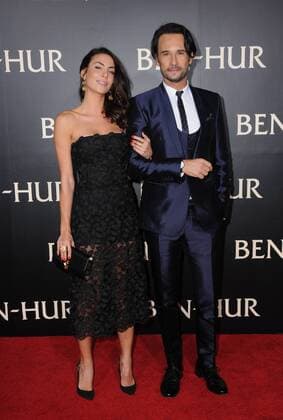 August 16, 2016 - Hollywood, CA, United States - 16 August 2016 - Hollywood, California. Mel Fronckowiak, Rodrigo Santoro. Los Angeles premiere of Ben-Hur held at TCL Chinese Theatre. Photo Credit: AdMedia Hollywood United States - ZUMAa123