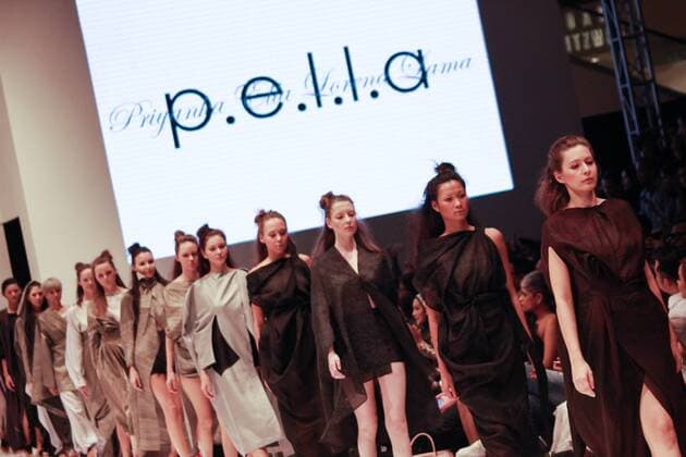 Malaysia: Kuala Lumpur Fashion Week 2016 Rumway models showcasing a collection from India by P.E.L.L.A at Kuala Lumpur Fashion Week 2016.  AdyxAbdxRopha