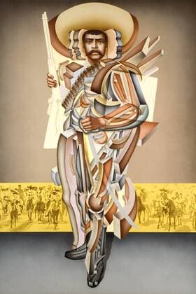 Jul 02, 2010 - Mexico City, Mexico - Exposition inspired in the mexican Revolution at the Castillo de Chapultepec.  - ZUMAu78_