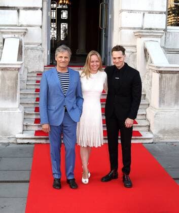 Film4 Summer Screen Closing Gala - Captain Fantastic screening London, UK. Viggo Mortensen, Lynette Howell Taylor and Matt Ross at Film4 Summer Screen Closing Gala - Captain Fantastic - at Somerset House, London on August 17th 2016. LMK73-60953-180816 