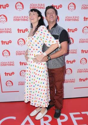 August 18, 2016 - Hollywood, CA, United States - 18 August 2016 - Hollywood, California. April Richardson, Chris Fairbanks. Premiere Screening of truTV s Adam Ruins Everything held at The Library at The Redbury Hotel. Photo Credit: AdMedia Hollywood United States - ZUMAa123