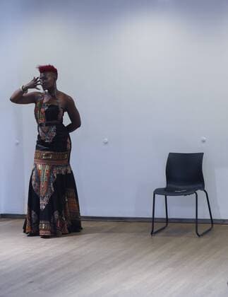 August 20, 2016 - Toronto, Canada - An African origin model posing for a photographer during the African Fashion Week in Toronto,Canada on 20th August,2016. Toronto Canada  - ZUMAn230
