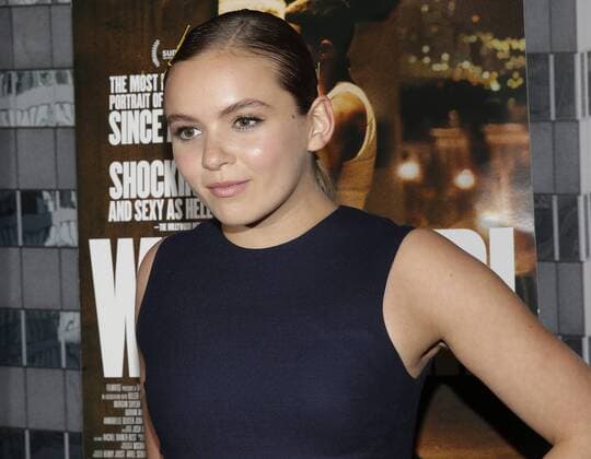 Morgan Saylor arrives on the red carpet at the White Girl New York Premiere at Angelika Film Center on August 22, 2016 in New York City in New York City on August 22, 2016.  NYP201608221015 JOHNxANGELILLO