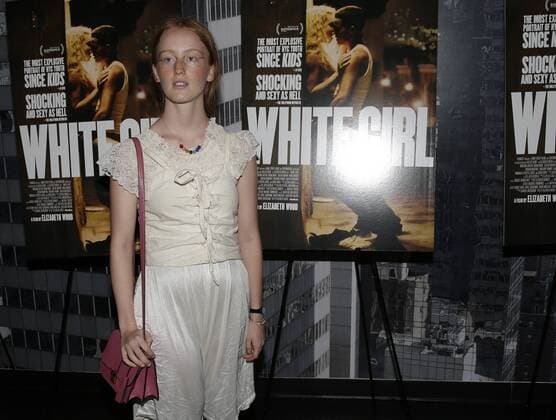 India Salvor Menuez arrives on the red carpet at the White Girl New York Premiere at Angelika Film Center on August 22, 2016 in New York City in New York City on August 22, 2016.  NYP201608221013 JOHNxANGELILLO