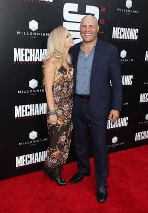 August 22, 2016 - Hollywood, CA, United States - 22 August 2016 - Hollywood, California - Mindy Robinson, Randy Couture. Premiere Of Summit Entertainment s Mechanic: Resurrection Held at ArcLight Hollywood. Photo Credit: AdMedia. Hollywood United States - ZUMAa123