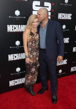 August 22, 2016 - Hollywood, CA, United States - 22 August 2016 - Hollywood, California - Mindy Robinson, Randy Couture. Premiere Of Summit Entertainment s Mechanic: Resurrection Held at ArcLight Hollywood. Photo Credit: AdMedia. Hollywood United States - ZUMAa123