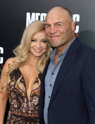 August 22, 2016 - Hollywood, CA, United States - 22 August 2016 - Hollywood, California - Mindy Robinson, Randy Couture. Premiere Of Summit Entertainment s Mechanic: Resurrection Held at ArcLight Hollywood. Photo Credit: AdMedia. Hollywood United States - ZUMAa123